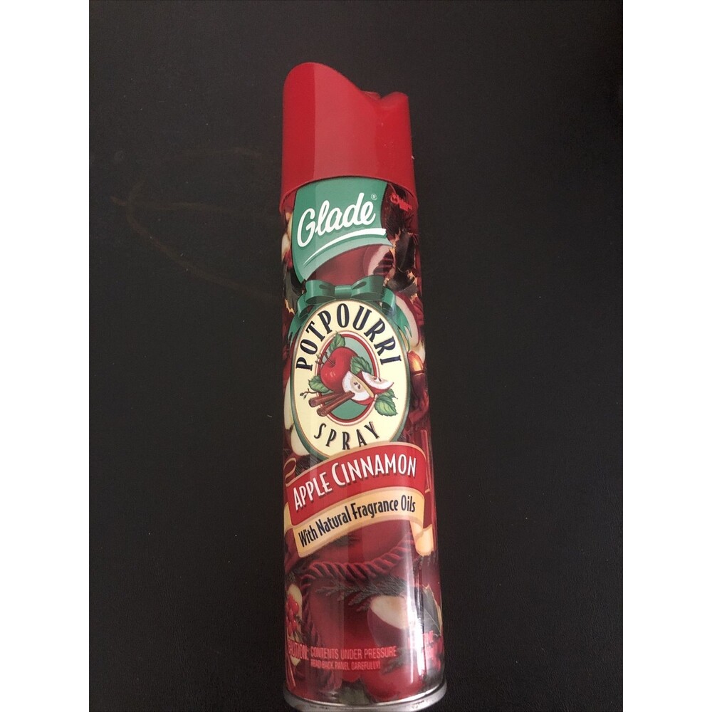 Vintage Glade Potpourri Apple Cinnamon Spray Odor Eliminator Fragrance 1997 9 Oz